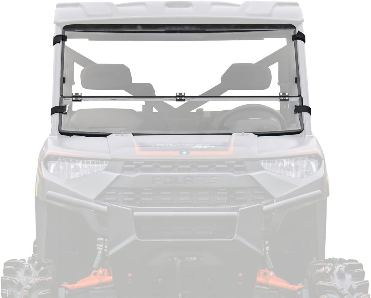 Scratch Resistant Flip/Fold Down 2-in-1 Windshield K971
