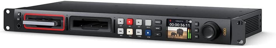HyperDeck Studio HD Pro Bundle with 128GB Memory Card, XLR Cable, and Screen Cleaning Wipes J5146