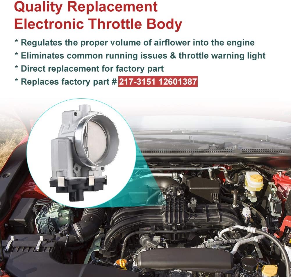 Electronic Throttle Body Assembly Pack of 2 Z2091