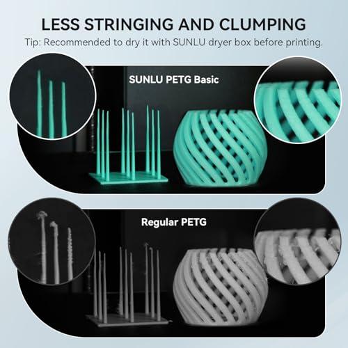 PETG Filament 1.75mm 2kg Black+Black Bundle Z37891