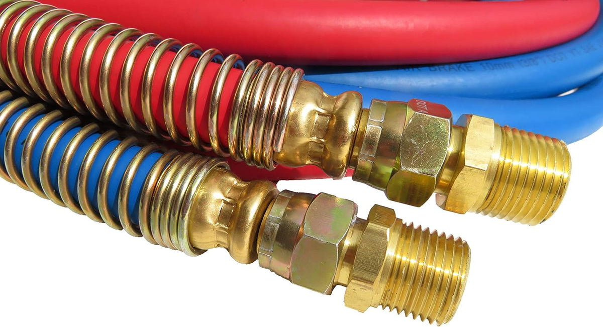 15' Heavy Duty Air Line Hose Assembly Pack of 2 W7254