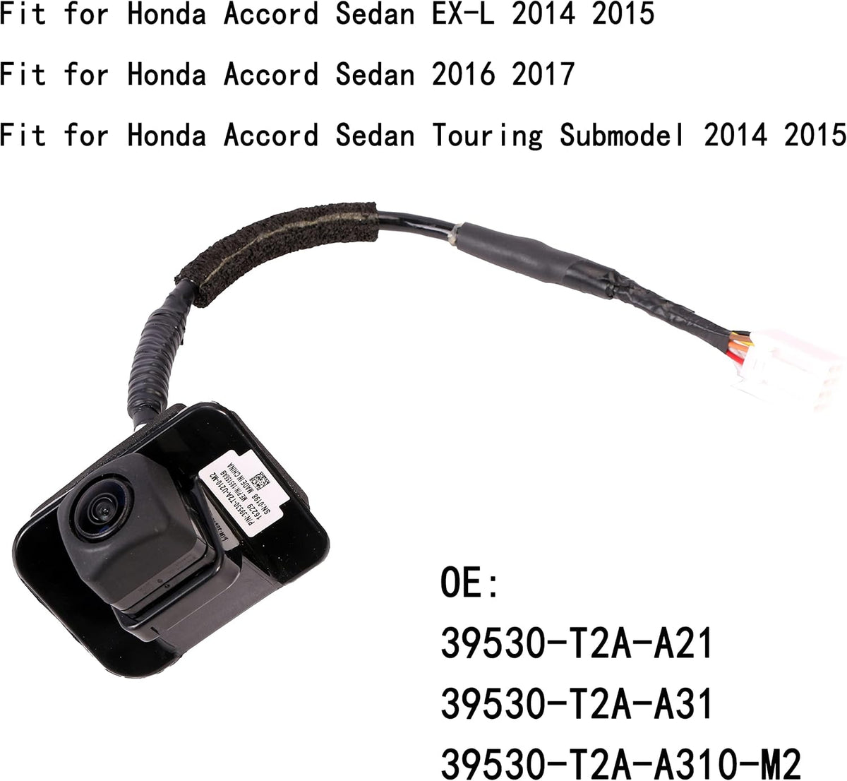 Backup Camera for Honda Accord Sedan 2014-2017 Rear View Park Assist Reverse Camera Z584815
