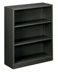 Charcoal Steel 3-Shelf Bookcase H26290