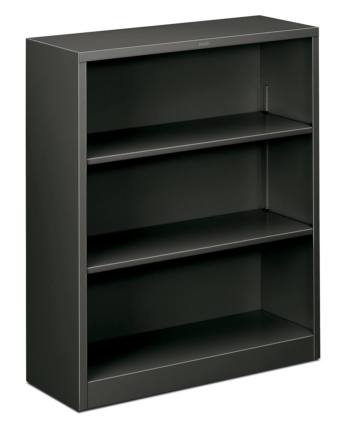 Charcoal Steel 3-Shelf Bookcase H26290