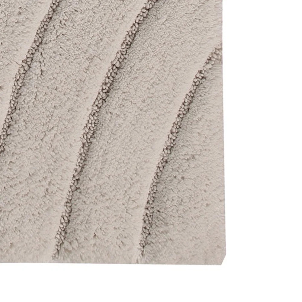 Ivory 17 x 24 Non Skid Bath Rug H35548