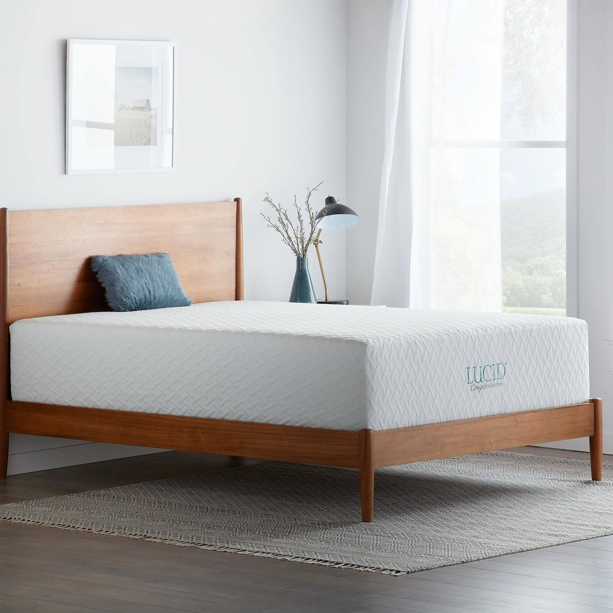 Queen Plush Gel Memory Foam Mattress F188