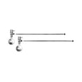 Satin Brass Angle Compression Supply Kit A729