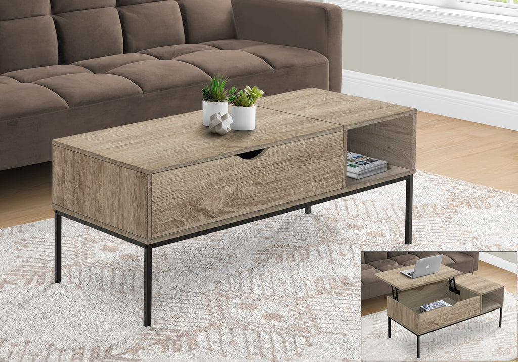 Dark Taupe Lift-top Coffee Table O7823