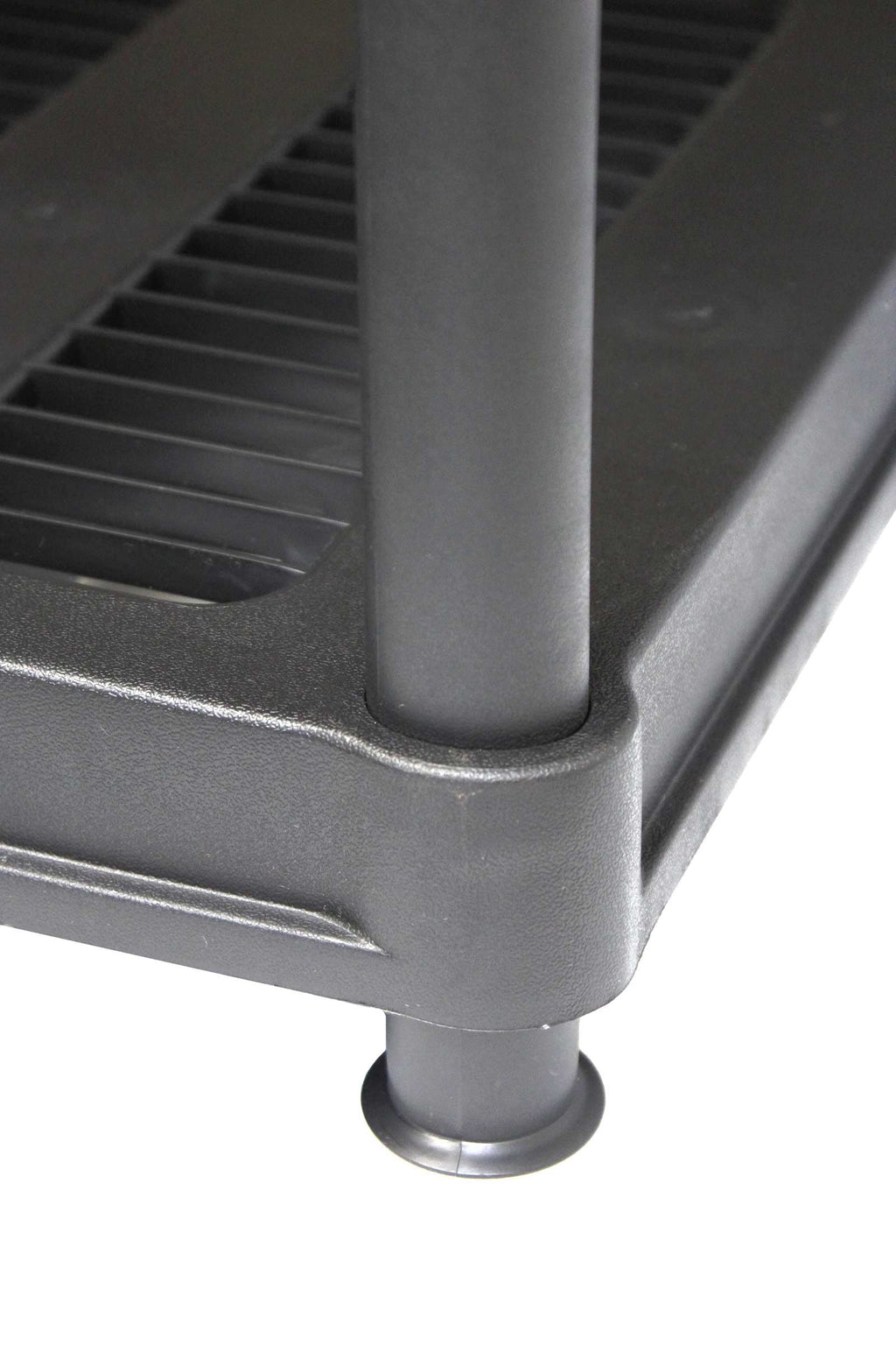 Black 5-Shelf Resin Shelf Unit A754