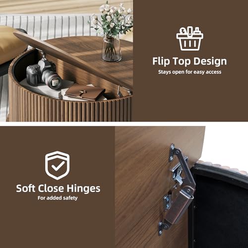 Lift Top Coffee Table with Storage Shelf W5268