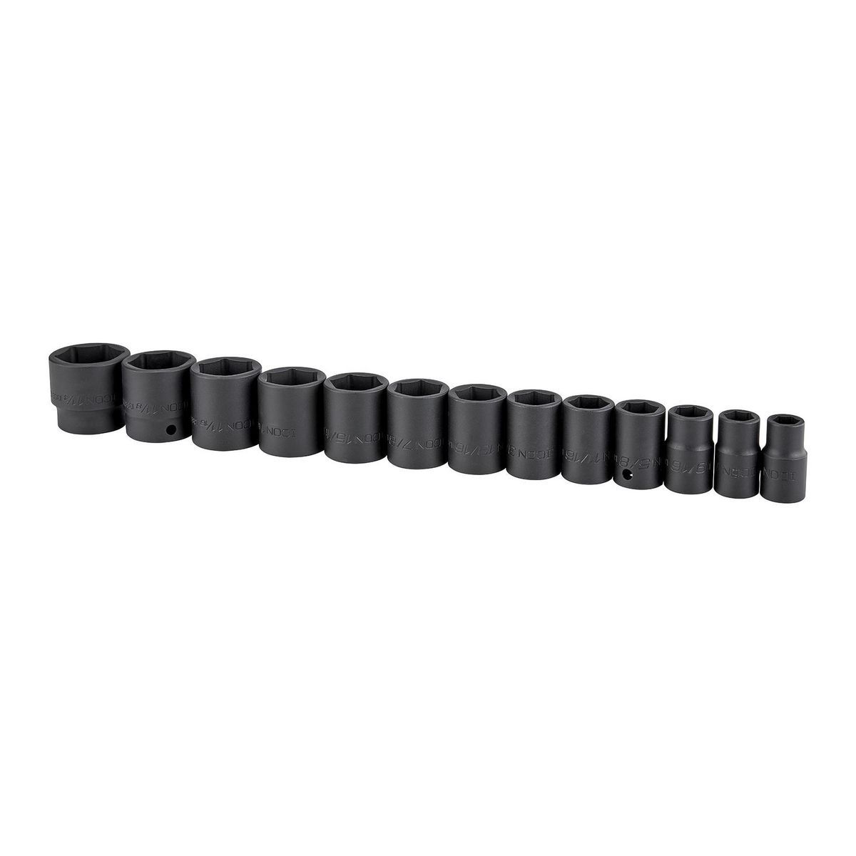 1/2 in. Drive SAE Impact Socket Set, 13-Piece Z616502