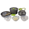 Portable Camping Cookware Set with Alumina Pot and Frying Pan L4145