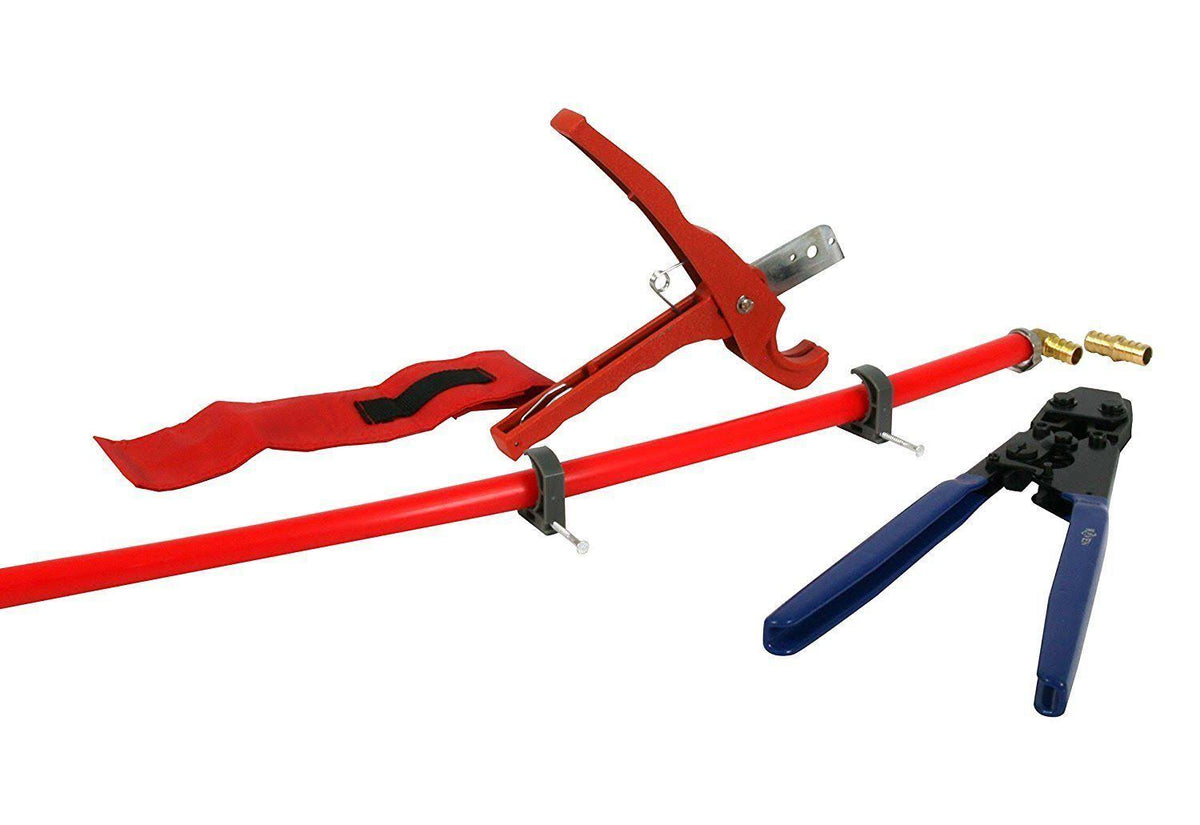 PEX Plumbing Kit with Crimper Tool and Cutter Tool H362042