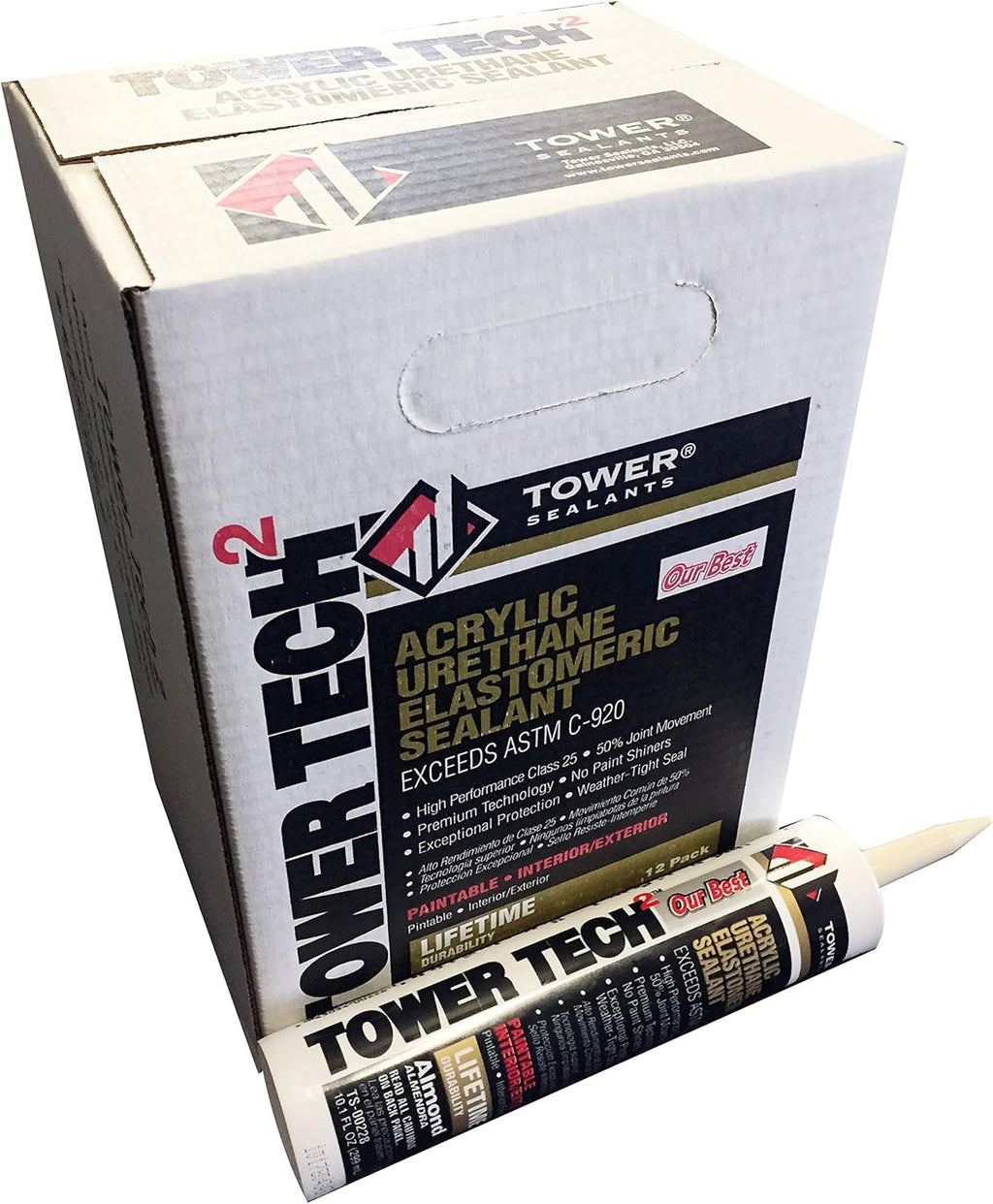 10.1 fl-Ounce Acrylic Urethane Sealant, Almond H12880