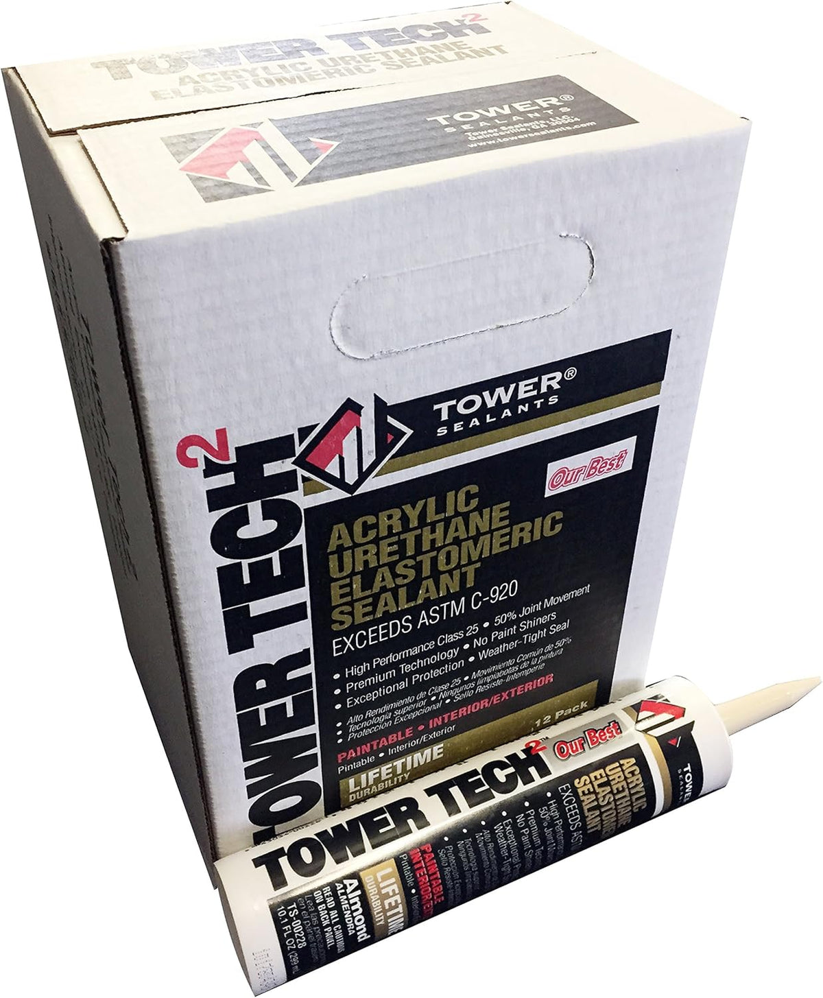 10.1 fl-Ounce Acrylic Urethane Sealant, Almond H12880
