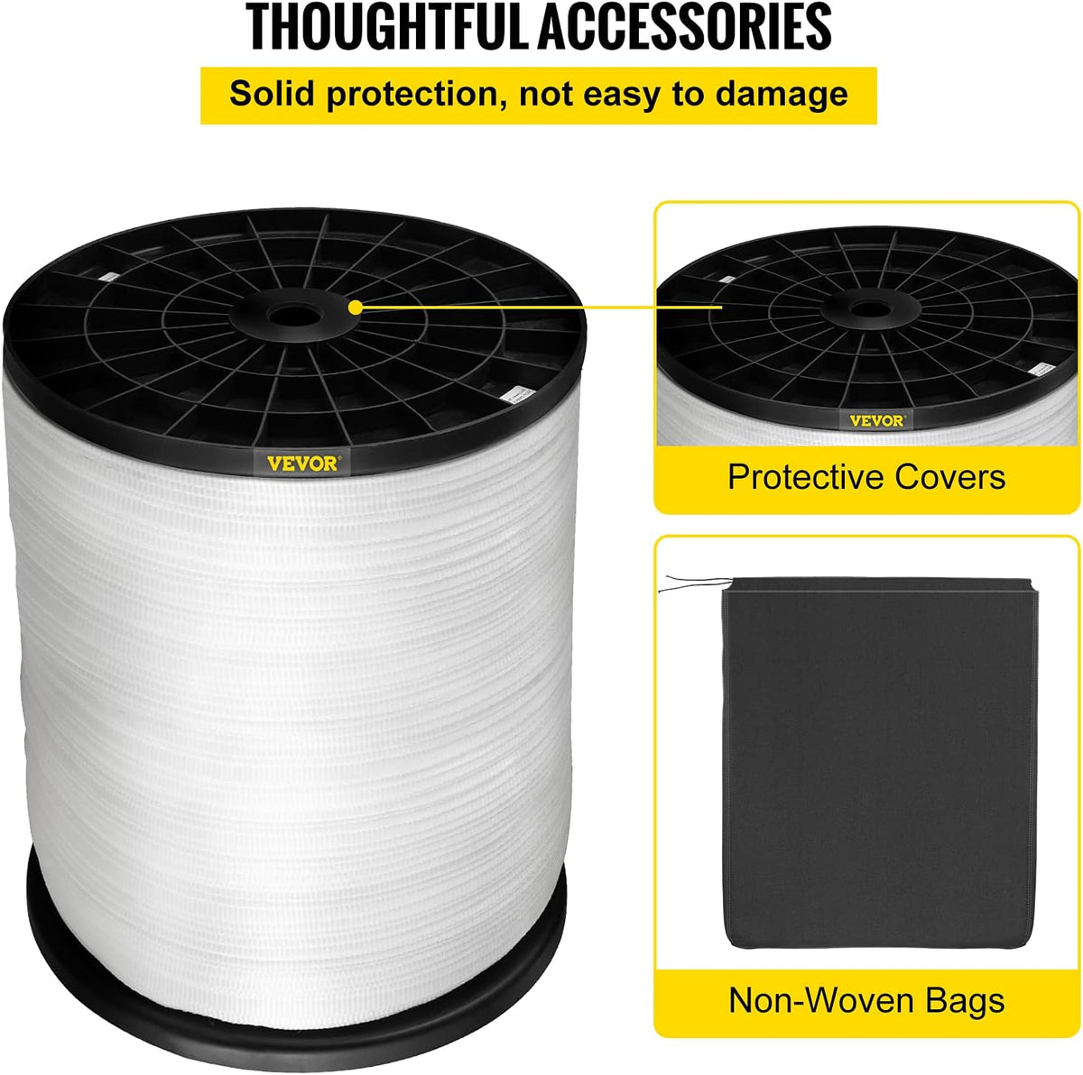 Polyester Pull Tape 1053' x 5/8 Flat Rope Pack of 2 Z371722