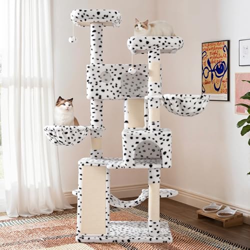 Grey Cat Tree with Sisal Scratching Posts Z661950