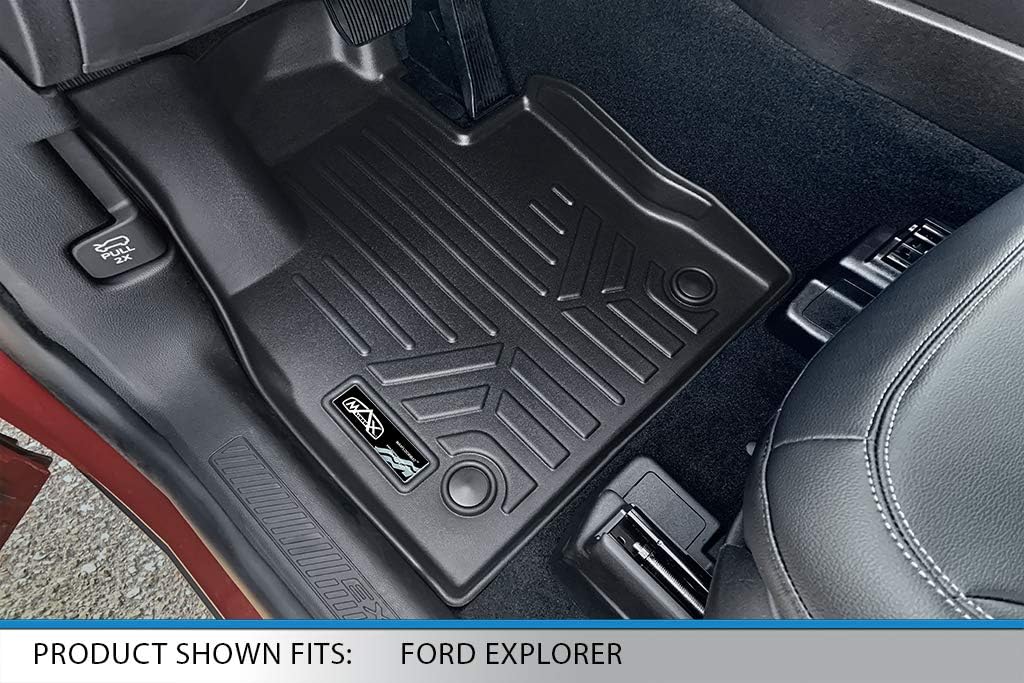 Black 3 Row Floor Mats and Cargo Liner Set F98073