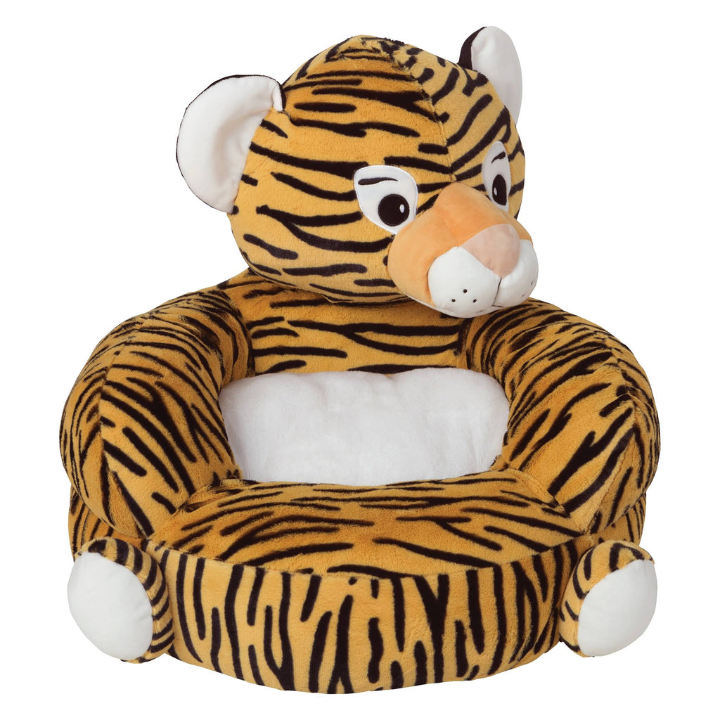 Orange Plush Tiger Character Chair R626