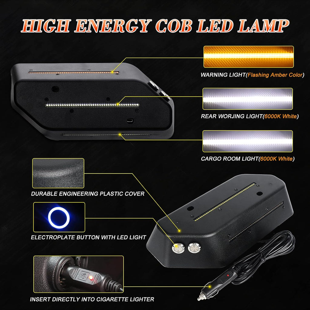 LED Trunk Rear Light Compatible with Jeep Wrangler JL JLU 2018 2019 2020 Pack of 2 K14469