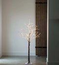 Birch LED Lighted Tree, Medium 5"H - Brown R260539