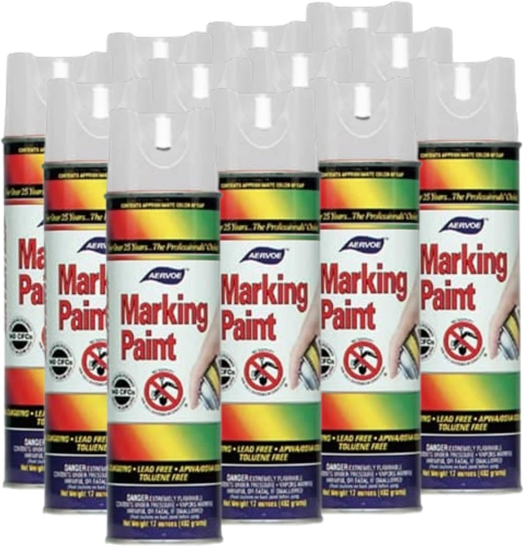 White Marking Paint, 12 Pack X96254