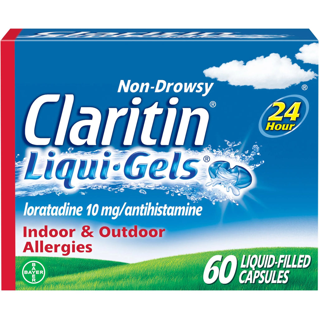24 Hour Non-Drowsy Loratadine Antihistamine Capsules 60 Ct S990