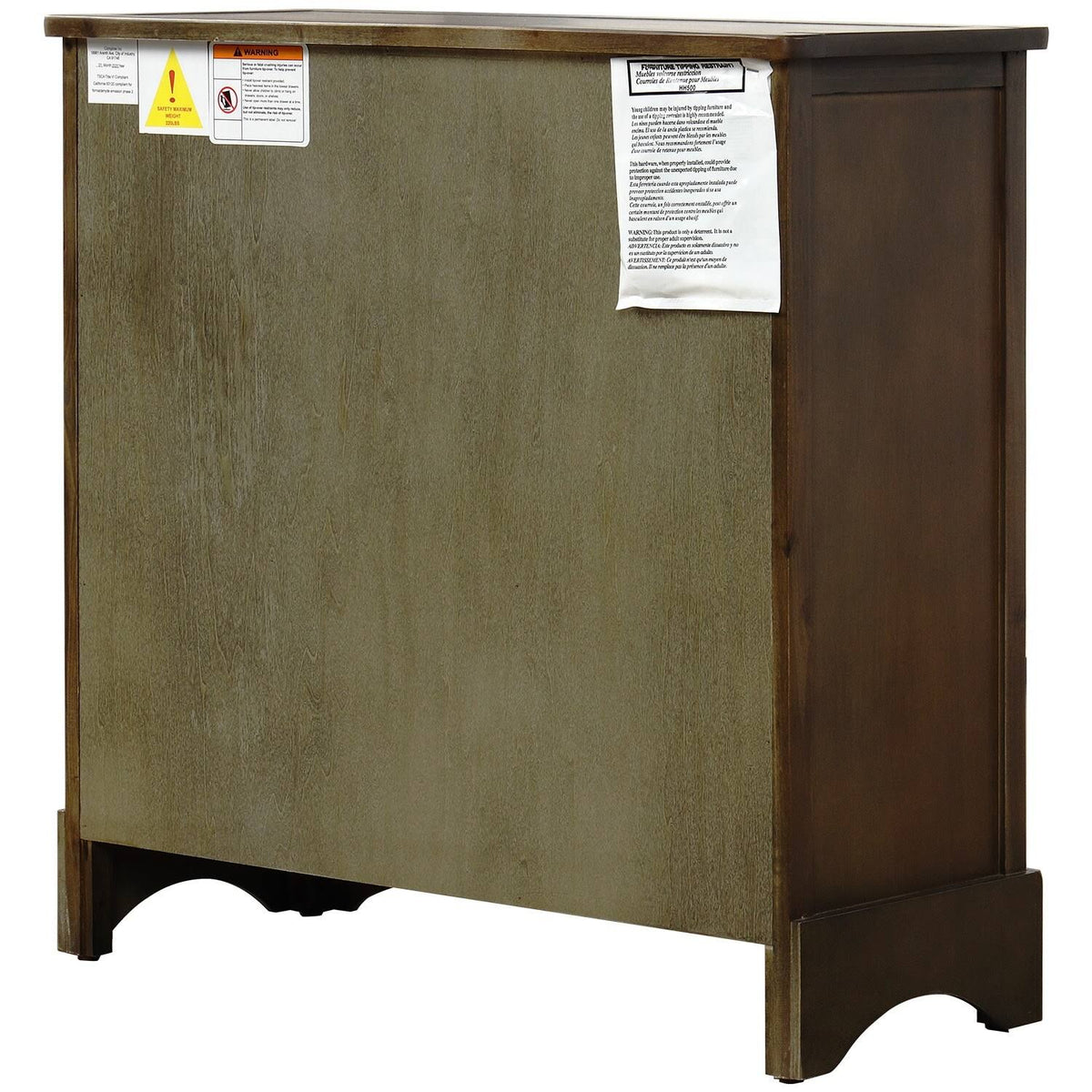 Rustic Storage Cabinet with Baskets E97866