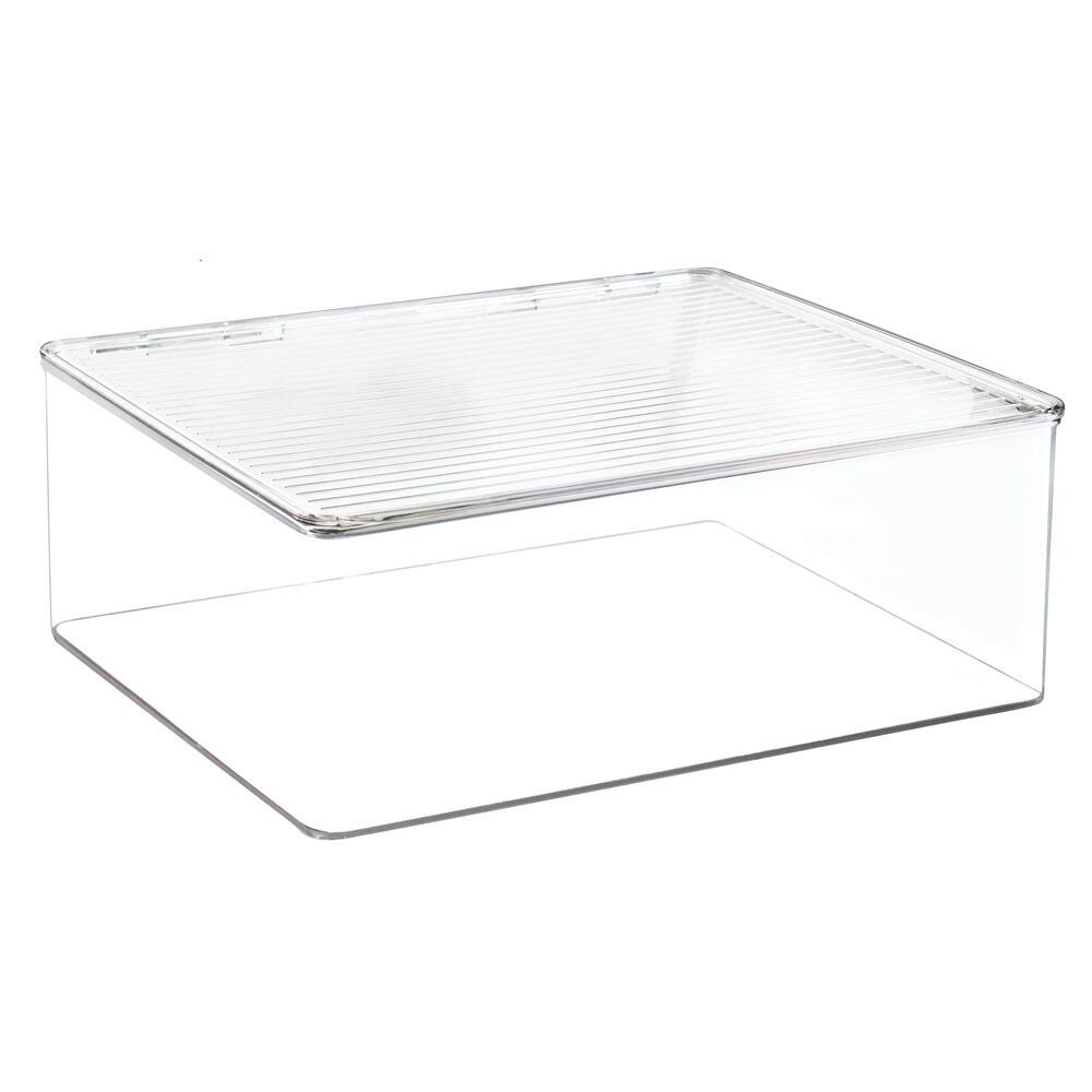 Clear Plastic Stackable Food Storage Container 4 Pack I324