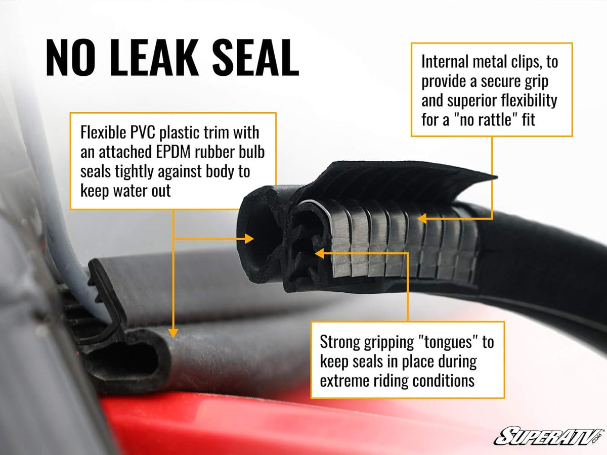 Scratch Resistant Flip/Fold Down 2-in-1 Windshield K971
