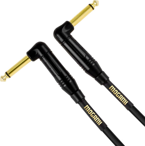 1/4 TS Male Right Angle Instrument Cable, 6 Foot X74085