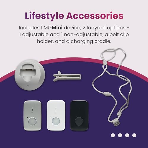 Medical Alert Necklace System with Panic Button and GPS Tracker (Black) R37915