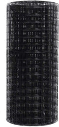 Black Vinyl Coated Wire Mesh 2ft x 50ft 16 Gauge Hardware Cloth F3483