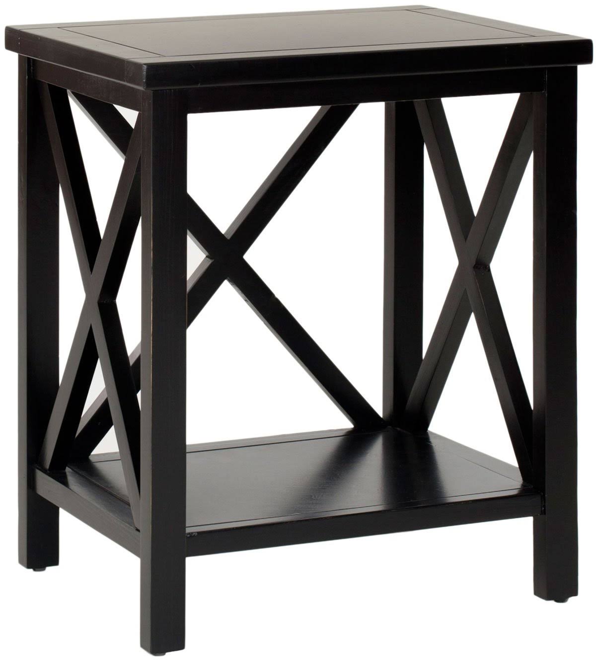 White Cross Back End Table R49341