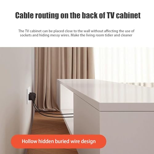Grey 120cm Wall Mounted TV Stand with Drawers L792