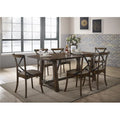 72 in. Dark Oak Dining Table B82992