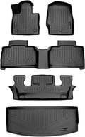 Black 3 Row Floor Mats and Cargo Liner Set F98073