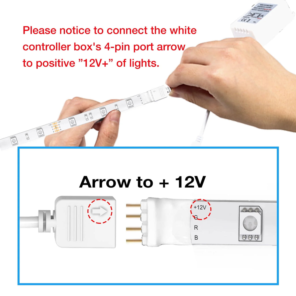 LED Strip Light 32.8ft with Remote and Power Supply L251