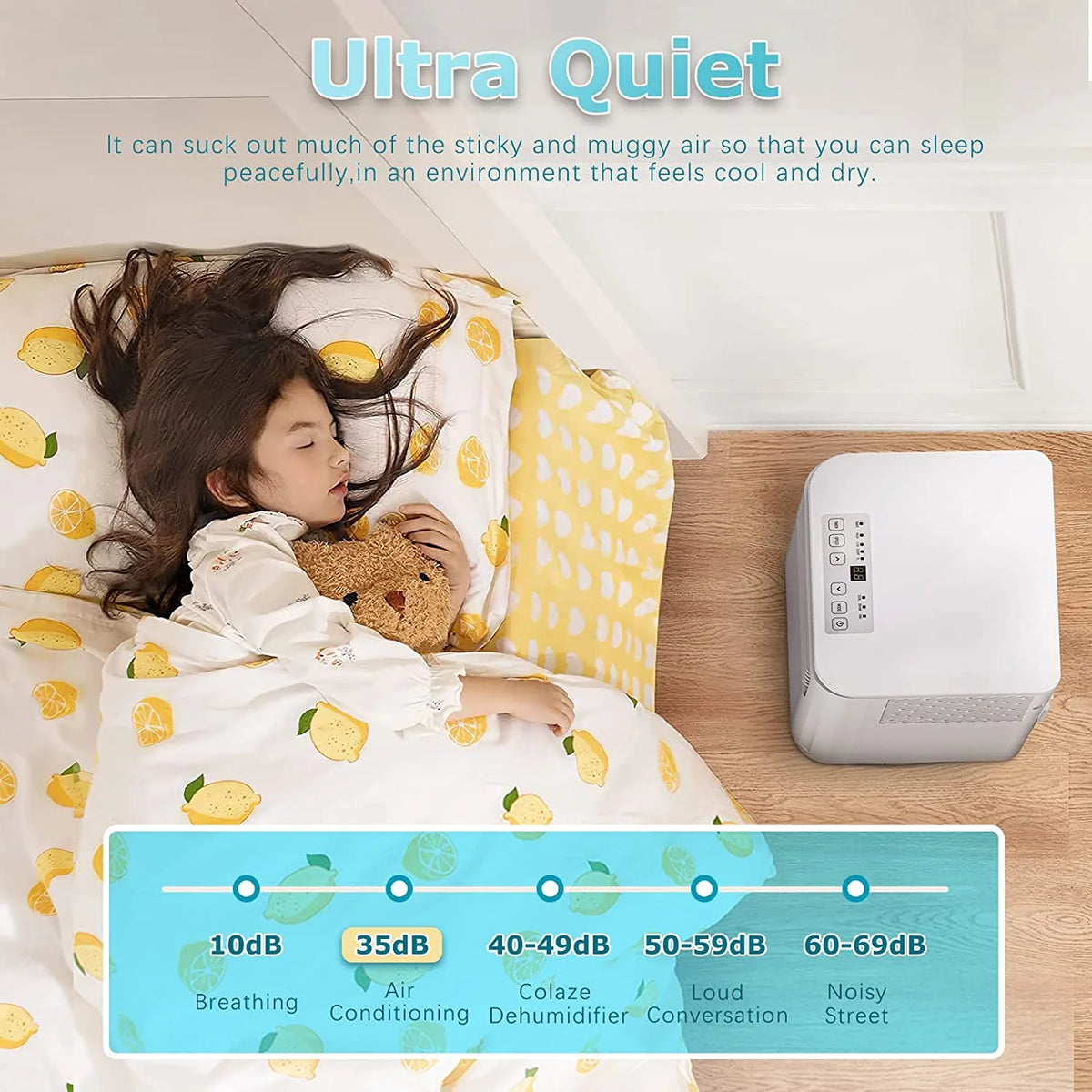 8000 BTU Portable Air Conditioner with Dehumidifier and Fan X957