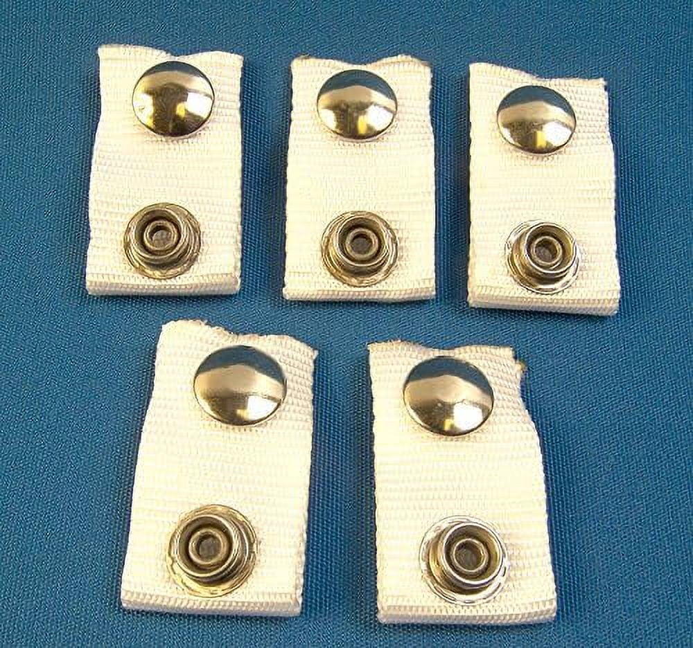 Extender Snaps for Boat Cover, White, 5 Piece Set I3717