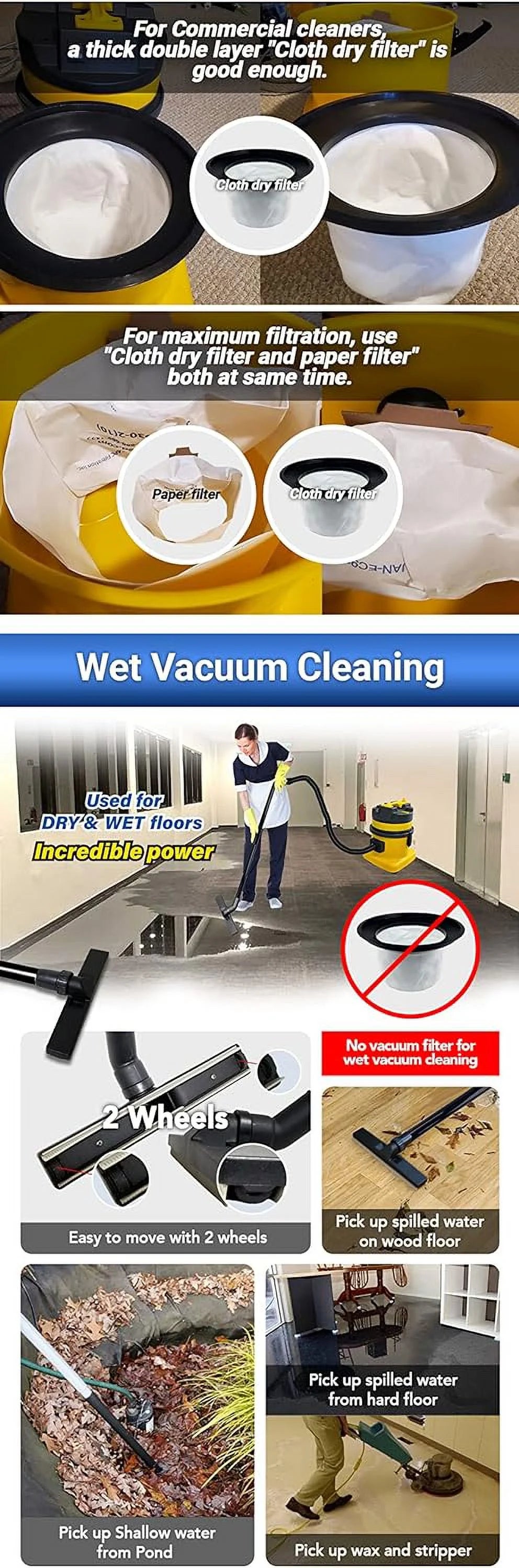 Wet Dry Canister Vacuum 4 Gal M867