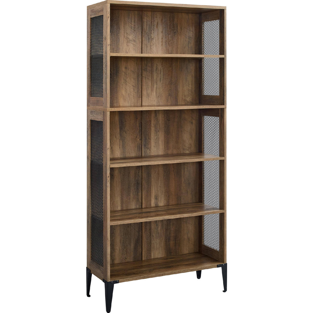 Tall Bookshelf with Mesh Sides E358