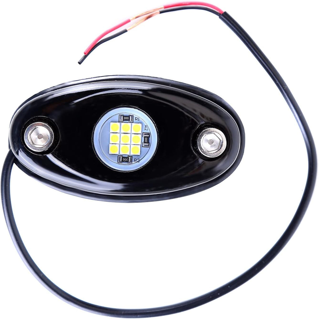 24 Pods LED Neon Underglow Light Waterproof Rock Light Kits 9W 800LM Y600419