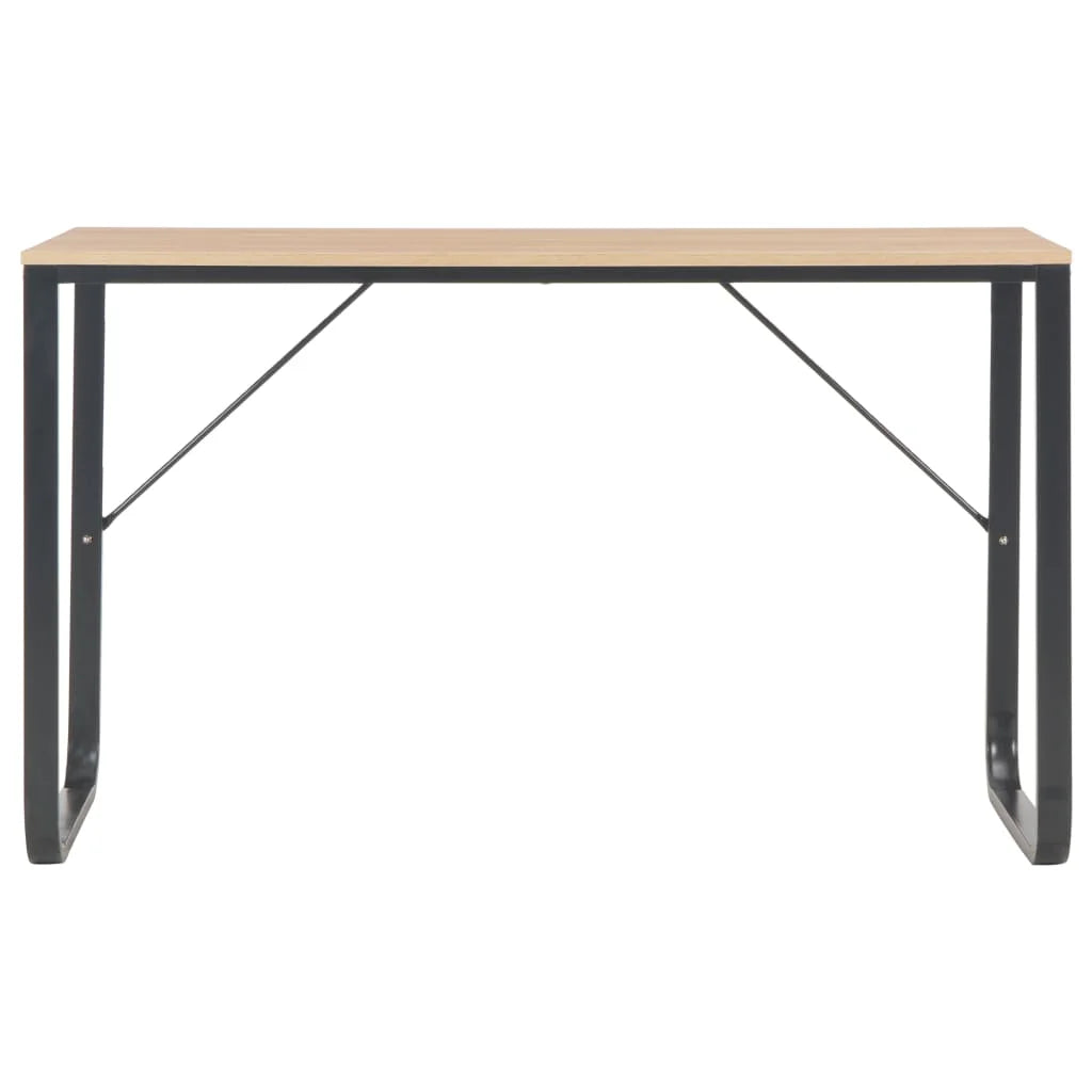 Black and Oak Computer Desk I446