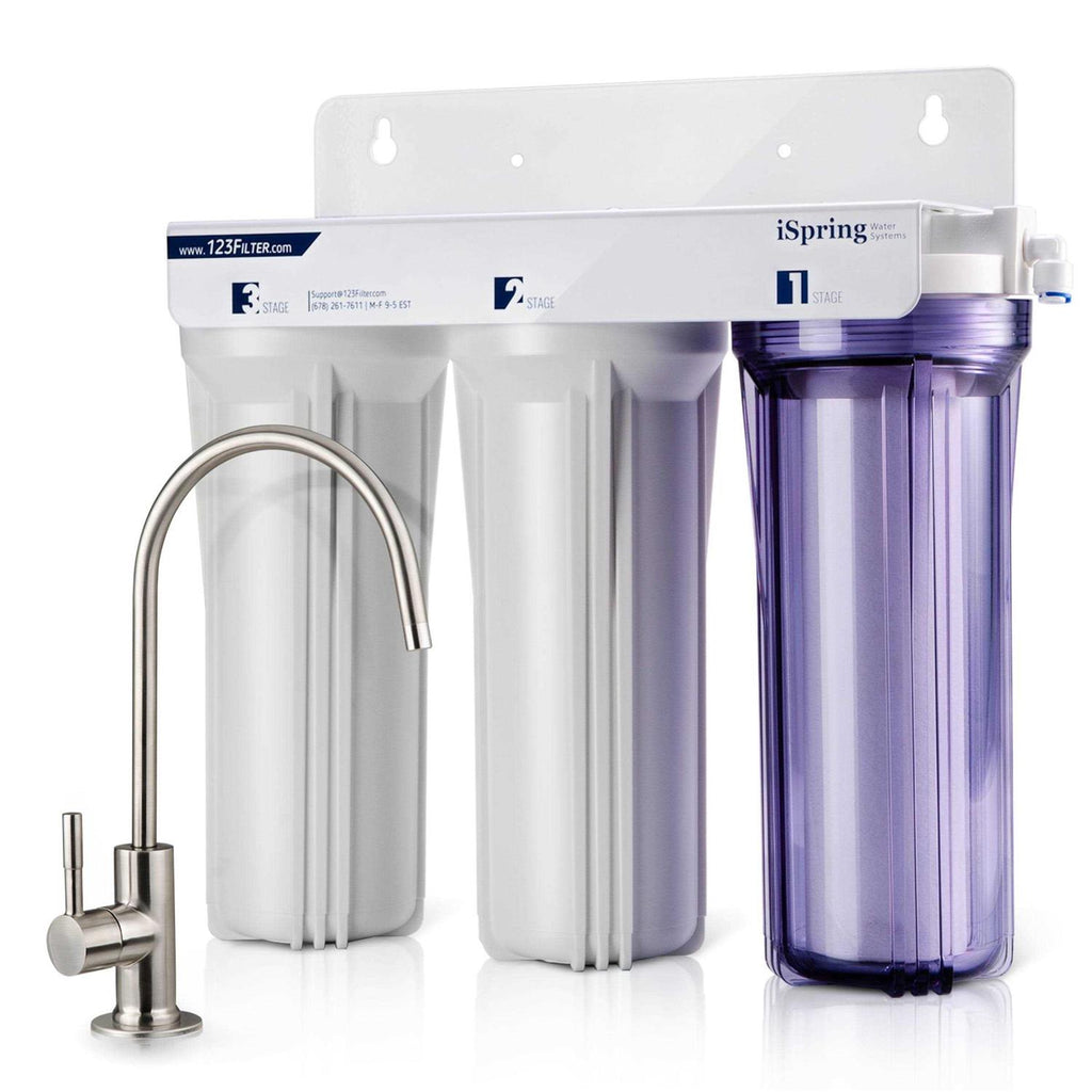 3-Stage Under Sink Tankless Drinking Water Filtration System V274