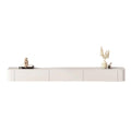 Grey 120cm Wall Mounted TV Stand with Drawers L792