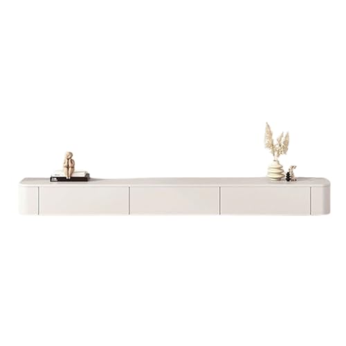 Grey 120cm Wall Mounted TV Stand with Drawers L792