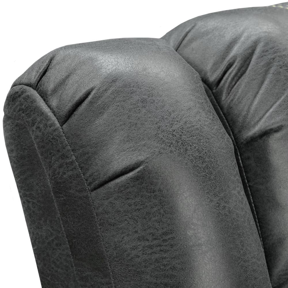 Reclining Console Loveseat with Contrast Stitching G74292