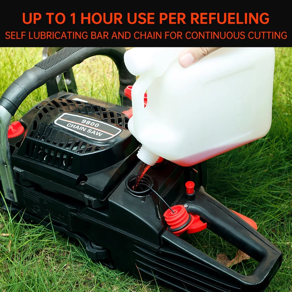 Gasoline Chainsaw with 22 in. Bar 52CC 2-Cycle Gas Powered U6028