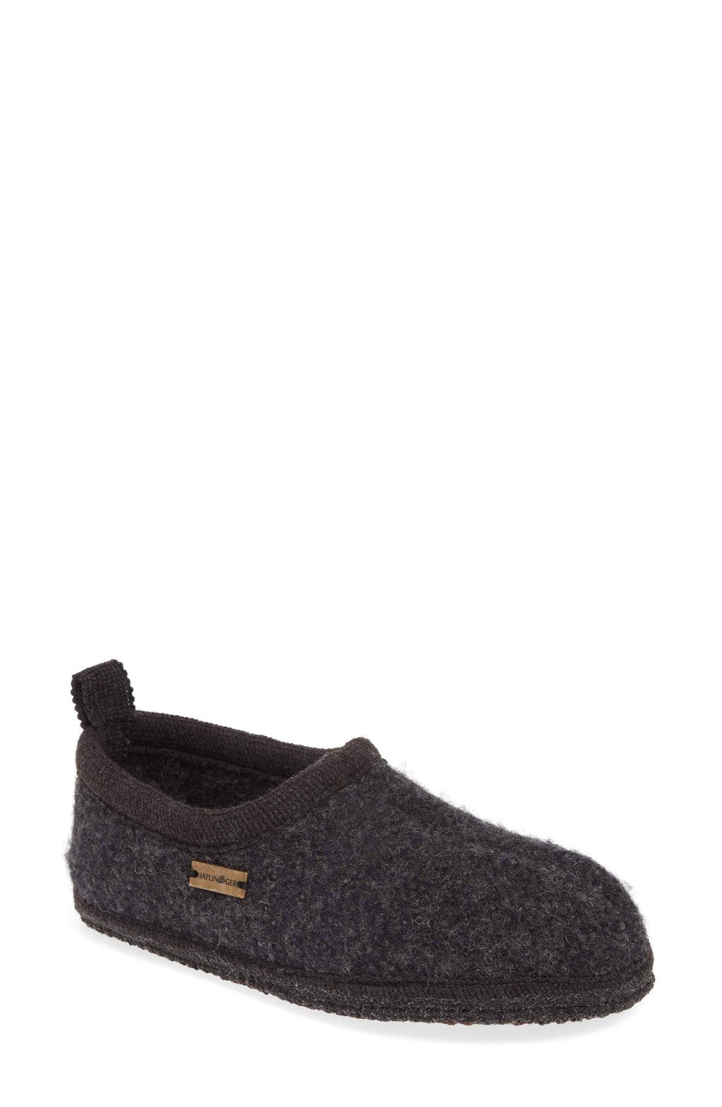 Charcoal Haflinger Slippers Q3512